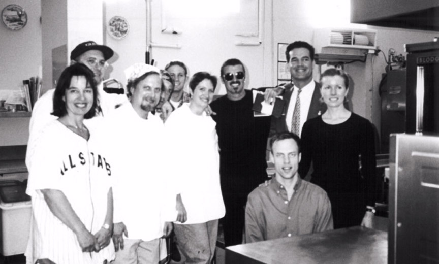 George Michael with Project Angel Food staff