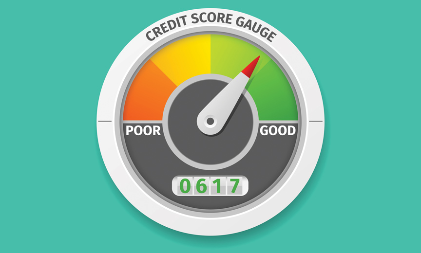 credit score gauge