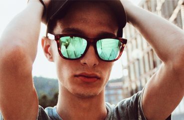 young man in sunglasses