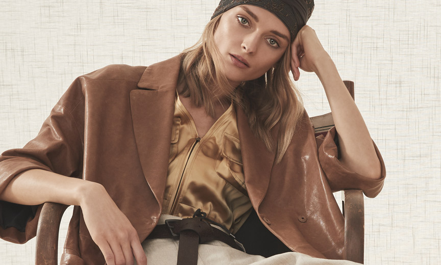 Nomad Chic Ensemble from Brunello Cucinelli