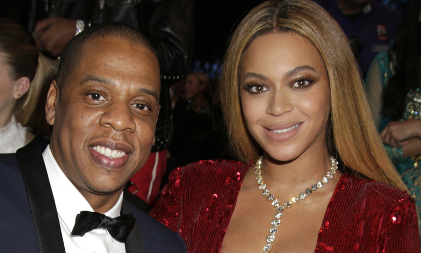 Jay-Z and Beyoncé looking rich