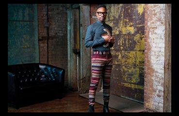 Billy Porter in colorful pants