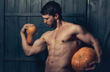 Sexy Guy with Gourds