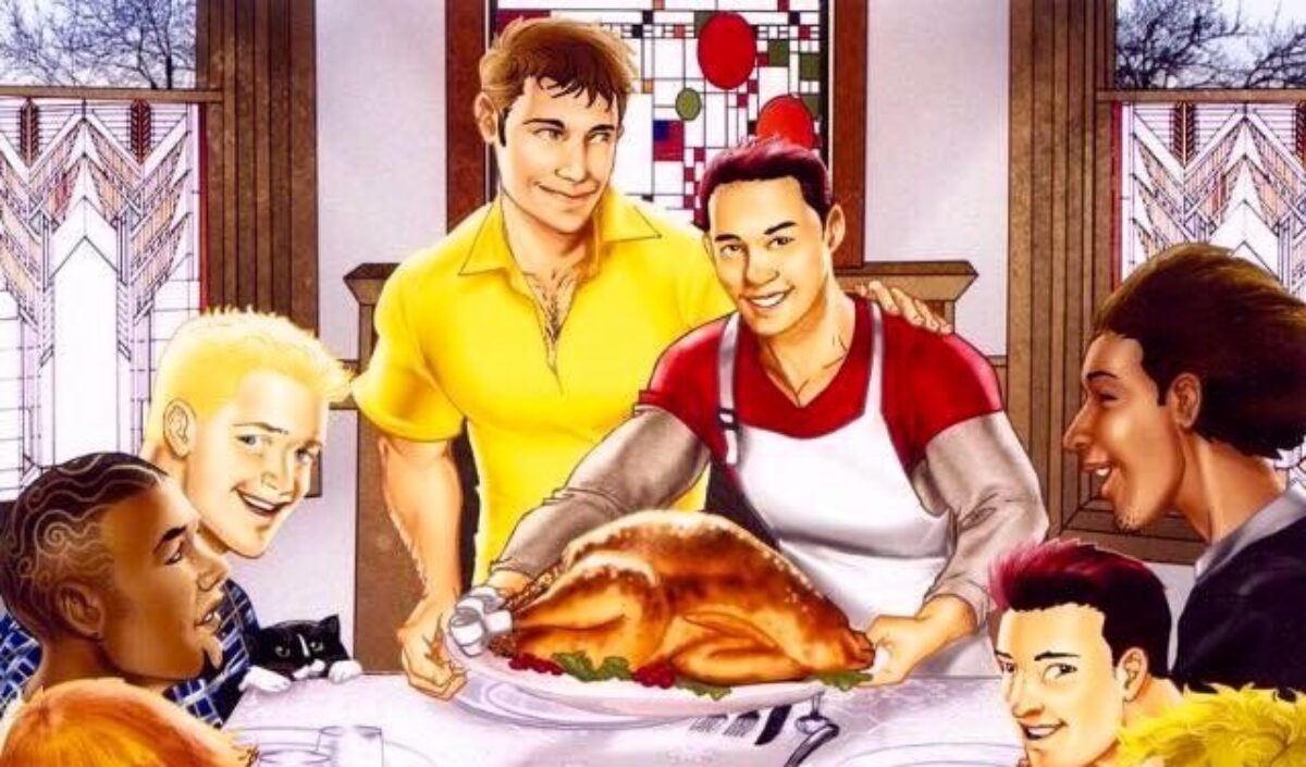 happy thanksgiving you are gay meme